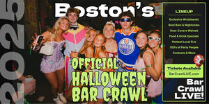 2025 Official Halloween Bar Crawl Boston Bar Crawl LIVE Friday and Saturday