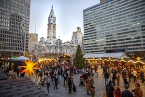 CHRISTMAS VILLAGE IN PHILADELPHIA RETURNS TO LOVE PARK AND CITY HALL FOR THE 2025 HOLIDAY SEASON