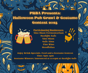 PRBA Halloween Pub Crawl & Costume Contest 2025