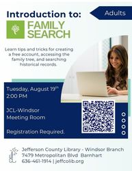 Introduction to Family Search Workshop
