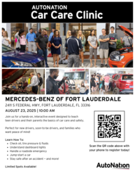 AutoNation Free Car Care Clinic – Fort Lauderdale, FL
