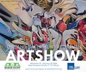 December 5th, 2025, at 10:45 am showing – Community Art Show – Baker Hunt and DBL Law