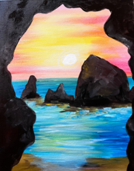 Artvana Paint and Sip at SLUBRU South Lake Union August 2025