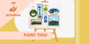 Artvana Paint and Sip at Omeros Cafe in Lower Queen Anne Seattle September 2025