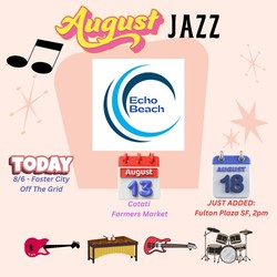 Free outdoor jazz concert in Fulton Plaza
