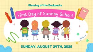 Join Us for the First Day of Sunday School at First Congregational Church