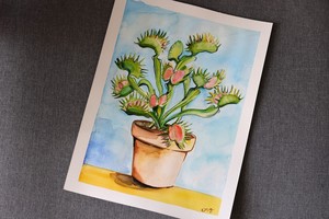 Watercolor Carnivorous Plants | Art Workshop at the Botanical Gardens