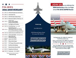 F/A-18 E1 30th Anniversary Celebration
