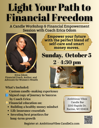 Light Your Path to Financial Freedom: A Candle Workshop & Financial Empowerment Session with Coach E
