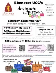 Ebenezer Designer Purse Bingo & Raffle