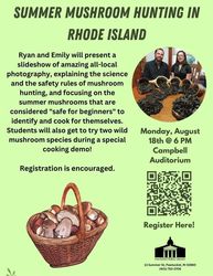 Summer Mushroom Hunting in Rhode Island