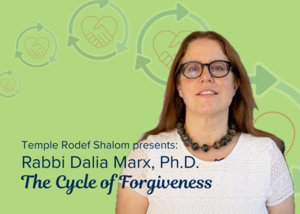 Temple Rodef Shalom presents Rabbi Dalia Marx: "The Cycle of Forgiveness"