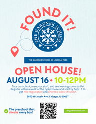 Found it! The Gardner School of Lincoln Park Open House