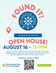 Found it! The Gardner School of Yorktown Open House