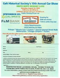 Drive Down Memory Lane Car Show at the McFarland Ranch