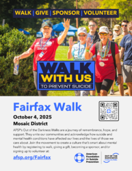 AFSP Out of the Darkness Fairfax Walk