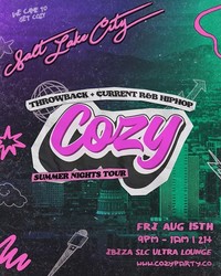 Cozy Worldwide R&B & Hip-Hop Party – Salt Lake City – August 15