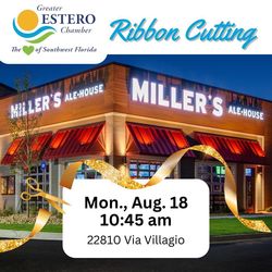 Ribbon Cutting for Miller’s Ale House