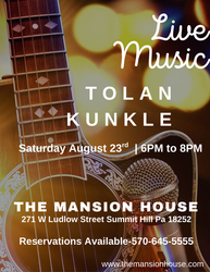 Tolan Kunkle Live @ The Mansion House