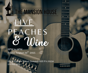 Peaches and Wine Live @ The Mansion House