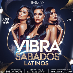 Vibra Sábados Latinos – Saturday, August 16