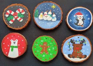 Paint & Sip December Holiday Ornaments