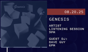 Artist Listening Session: Genesis⁠