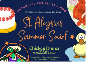 St Aloysius Summer Social and Chicken Dinner