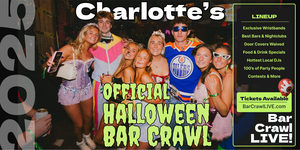 2025 Official Halloween Bar Crawl Charlotte Bar Crawl LIVE Fri & Sat