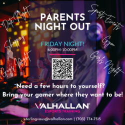 Parents Night Out at Valhallan Esports!
