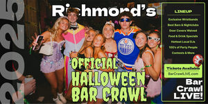 2025 Official Halloween Bar Crawl Richmond Bar Crawl LIVE Fri and Sat