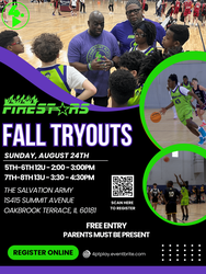(12U - 5TH/6TH) 2025 FALL FIRESTARS BOYS BASKETBALL TEAM TRYOUTS