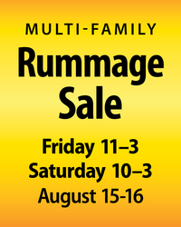 HUGE Multi-Family Rummage Sale