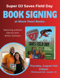 Former NFL Star Derrick Johnson Launch Event for “Super DJ Saves Field Day” at Black Pearl Books
