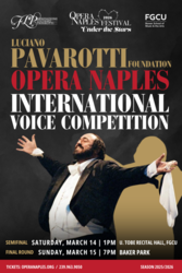 Semifinal Round of the Luciano Pavarotti Foundation Opera Naples International Voice Competition