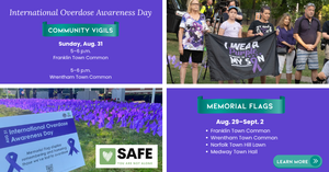 Franklin Community Vigil for International Overdose Awareness Day hosted by SAFE Coalition