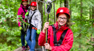 Family Day on the Ropes Course