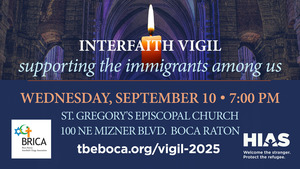 INTERFAITH VIGIL SUPPORTING IMMIGRANTS AMONGST US