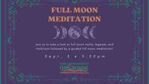 Full Moon Meditation: One Community One Book (Registration Recommended)