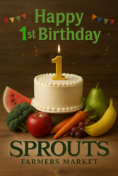 Sprouts Farmer's Market 1yr Birthday Celebration