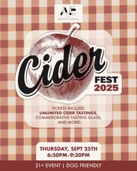 Artifact Events Presents its Third-Annual Cider Fest