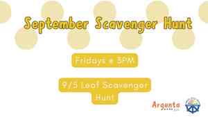 September Scavenger Hunt: Leaf Scavenger Hunt