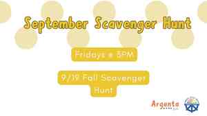 September Scavenger Hunt: Fall Scavenger Hunt