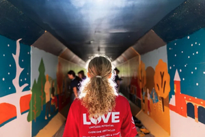 Mural Ribbon-cutting in Town and Country