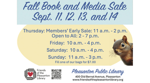 Friends of the Pleasanton Library: Fall Book and Media Sale