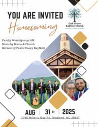 Oak Grove Baptist Church Homecoming