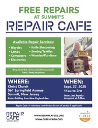 Free Repairs at Summit's Repair Cafe