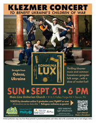 Klezmer Benefit Concert for Ukraine's War Orphans