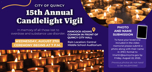 City of Quincy's 15th Annual Candlelight Vigil