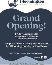 Bloomington Family Dental Grand Opening